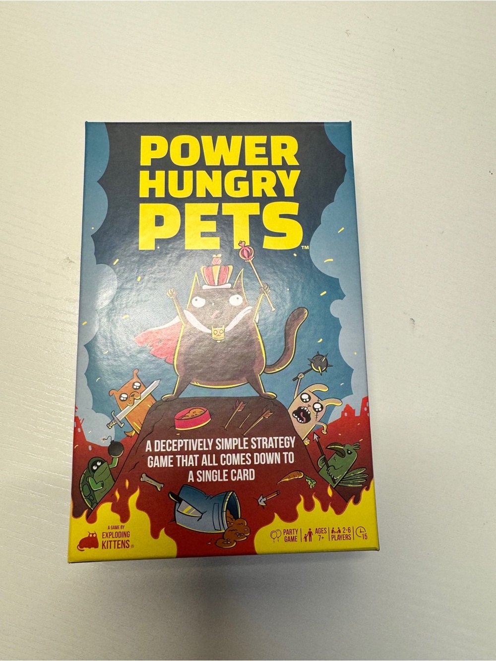 Power Hungry Pets Card Game